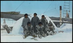 Image: Igloo and Eskimos [Inuit]